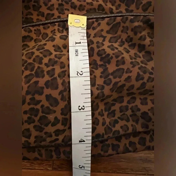 Vintage 80s- BOTTEGA VENETA Leopard Shoulder Bag Made In Italy - Picture 16 of 16